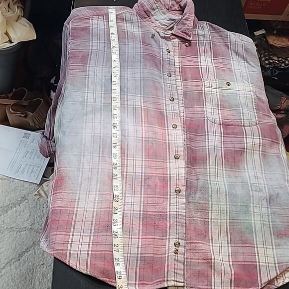 Reworked/upcycled flannel shirt - Picture 6 of 7
